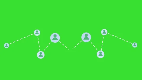 Team Collaboration Icon Motion Graphics Animation (Chroma key) Stock Footage 328491823