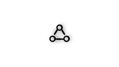 Team Collaboration Line Icon Animation Loop White Background Stock Footage 340191070