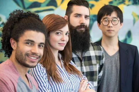 Team of colleagues, portrait Stock Photos