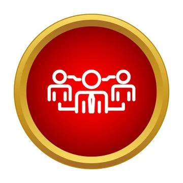 Team communicating, collaborating, and forming a business network 스톡 일러스트