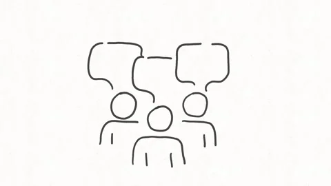 Team Communication and Group Discussion Concept Stock Footage 341863490
