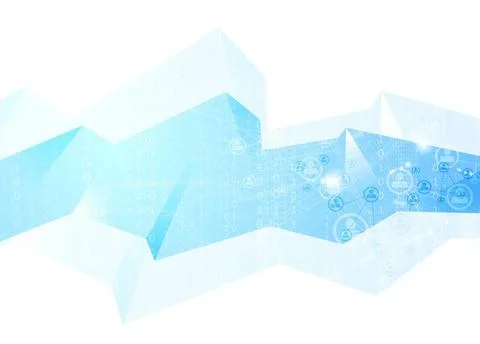 Team communication concept geometric background Team communication concept... Stock Photos