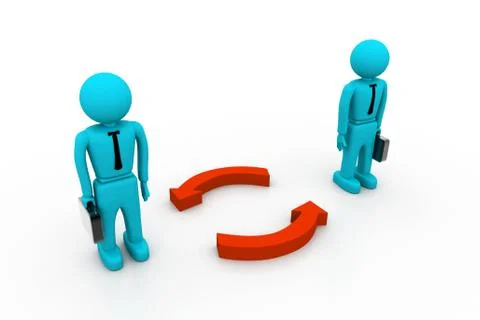 Team communication Stock Illustration