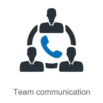 Team Communication Stock Illustration