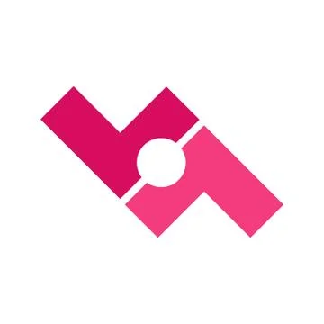 Team Communication Interlock Symbol Design Stock Illustration