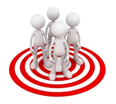 Team concept 3d illustration Stock Illustration