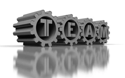 Team concept Stockillustratie