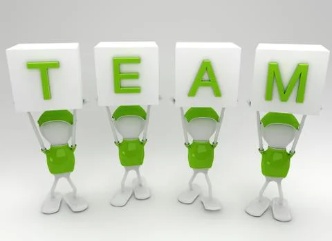 Team Concept 스톡 일러스트