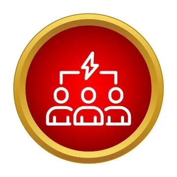 Team conflict management solving problem crisis icon イラスト素材