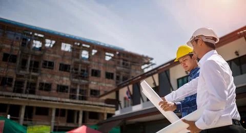 Team construction engineer concept Stock Photos