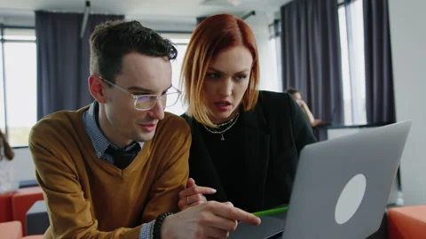 Team of creative designers during the creation of a business development concept Stock Footage 236985923