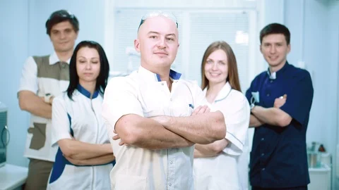 Team of dentists Stock Footage 91906327