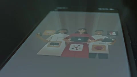 Team developing apps and software, presentation Stock Footage 304524141