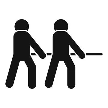 Team effort icon simple vector. Work collaboration 스톡 일러스트