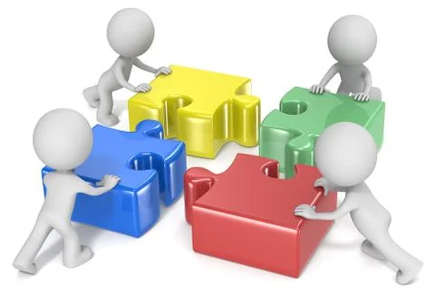 Team Effort. Stock Illustration