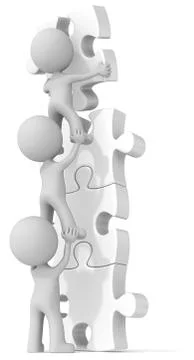 Team effort. 스톡 일러스트