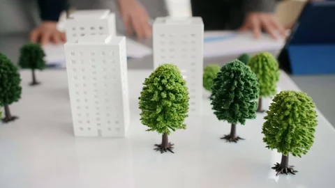 Team of female architects at work  Stock Footage 111320406
