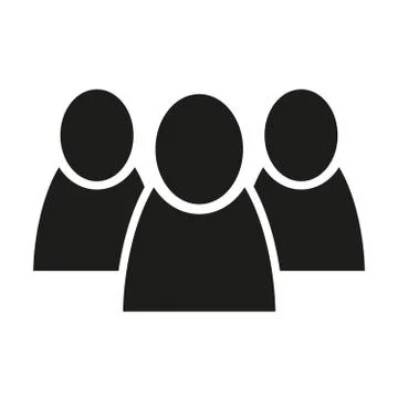 Team group of people flat icon vector Illustrazione stock