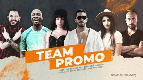 Team Grunge Promo Catálogo de After Effects