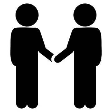 Team Handshake Icon Stockillustratie