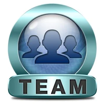 Team icon Stock Illustration