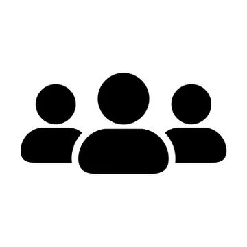 Team Icon Vector User Group of Business People Pictogram illustration Stock Illustration