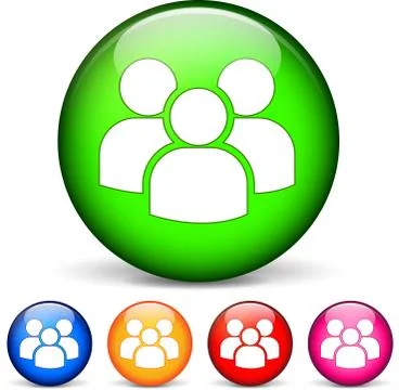 Team icons Stock Illustration