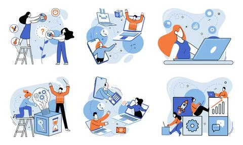 Team idea. Achievement is result teamwork, innovative thinking, and strategic 스톡 일러스트