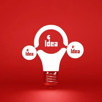 TEAM. Idea concept.  3d vector illustration Stock Illustration