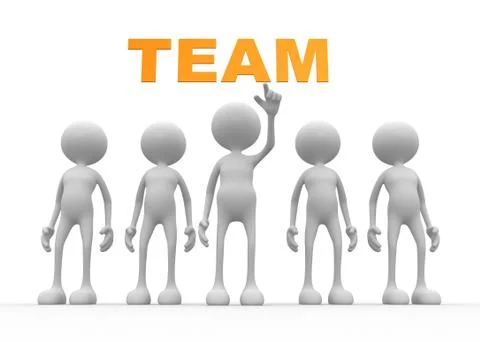 Team Illustrazione stock