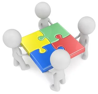 The team. Stock Illustration