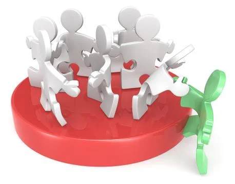 Team. Stock Illustration