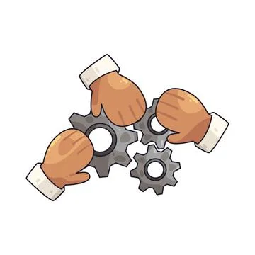 Team illustration Stockillustratie