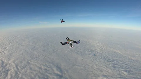 Team jump Stock Footage 145746920