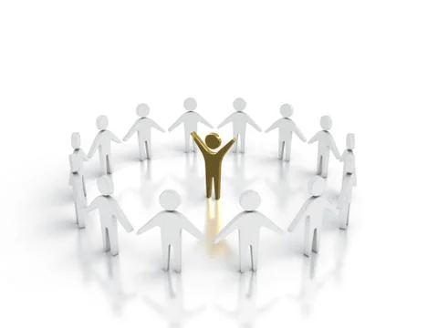 Team leader Stock Illustration