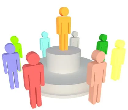 Team leader Stock Illustration