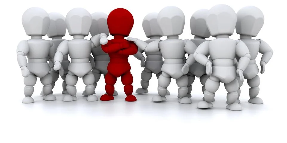 Team leader Stock Illustration