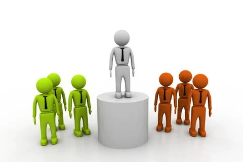 Team leader Stock Illustration