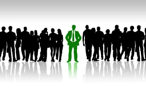 Team leader Stock Illustration