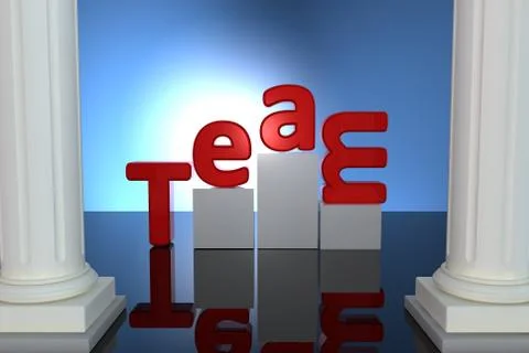 Team letter Stock-Illustration