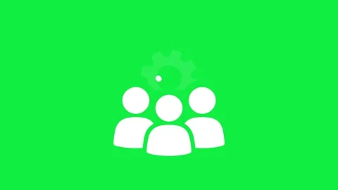 Team management approved users grop setting animation Stock Footage 330538481