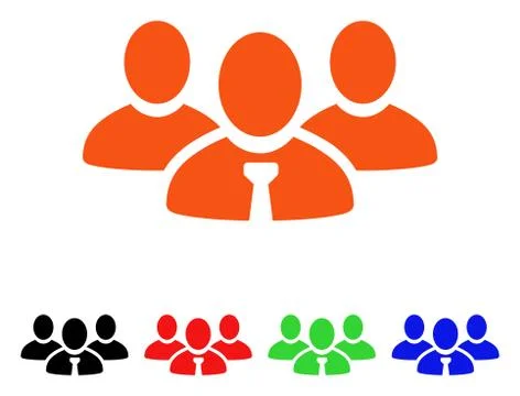 Team Manager Vector Icon Stock Illustration