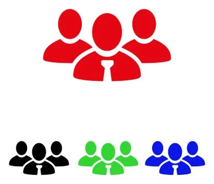 Team Manager Vector Icon Stock Illustration