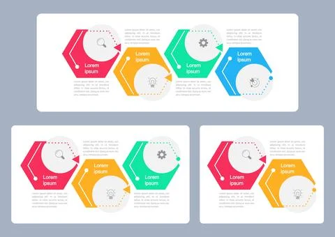 Team motivation infographic chart design template set 스톡 일러스트