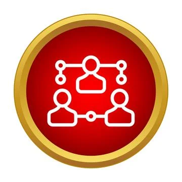 Team network managing communication in a collaboration framework イラスト素材
