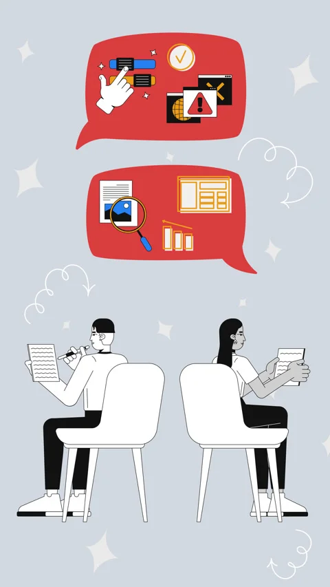 Team onboarding process with visual communication mixed media vertical animation Stock Footage 324811097