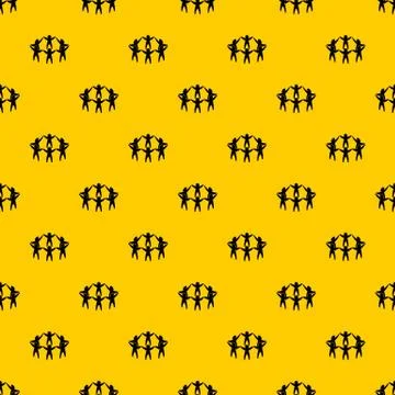 Team or friends pattern イラスト素材