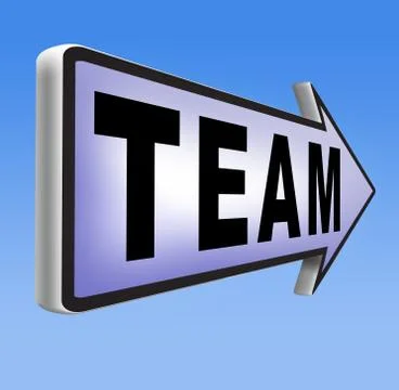 Team or group Illustrazione stock