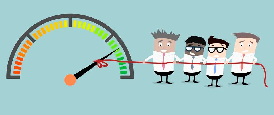 Team Performance concept Stock Illustration