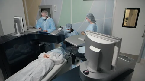 Team Performing Laser Eye Surgery Stock Footage 310251520
